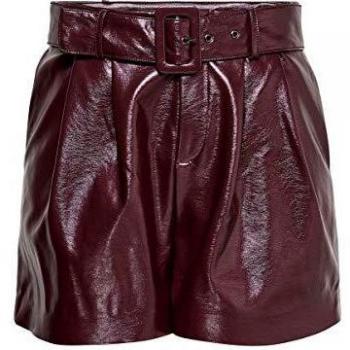 Only 15186153 Pantalones Cortos, Rojo