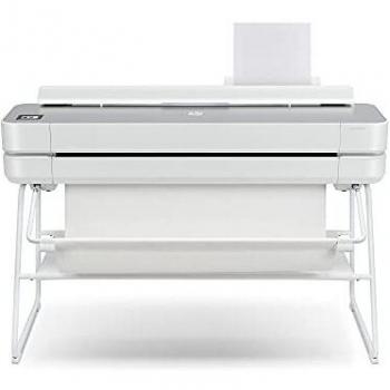 Impresora Plotter de Gran Formato HP DesignJet Studio - Steel, de 36 pulgadas, hasta A0, Impresión Móvil, Wi-Fi, Gigabit Ethernet, USB 2.0 de alta velocidad, Garantía de 1 año