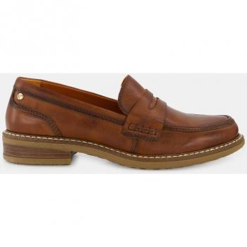 Mocasines de mujer de piel con plantilla extraíble Pikolinos Marrones W8J-3541-202