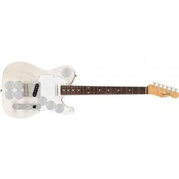 Fender Jimmy Page Mirror Telecaster Electric Guitar, Rosewood Fingerboard, White Finish