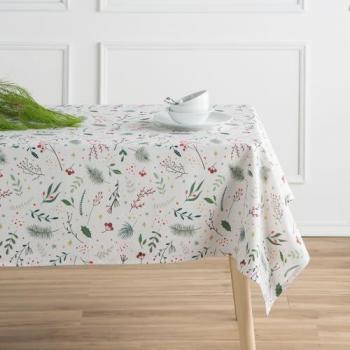 Mantel Antimanchas 100% Algodón Family MINT DECO 140x140 cm