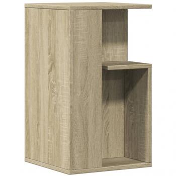 Mesa auxiliar Sonoma de roble 35x35x60 cm, madera multicapa, color marrón