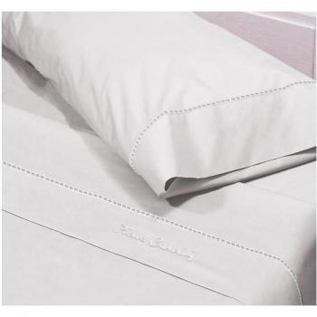 Pierre Cardin Juego de sábanas Arcadia 105-Color Blanco, 100% Algodón, Cama 105 cm