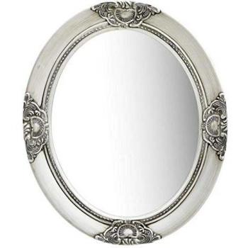 vidaXL Wall Mirror Baroque Style 50x60 cm Silver
