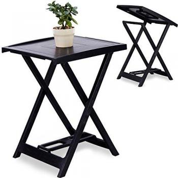 Mesa Plegable Arno Antracita 50x47x65 cm - Alta Calidad