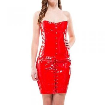 Intimax corsets lencería y moda Andy Corsé, Rojo, L para Mujer