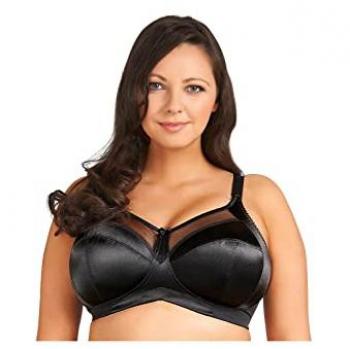 Goddess Keira Non-Wired Soft Cup Bra in Black, Size 56B