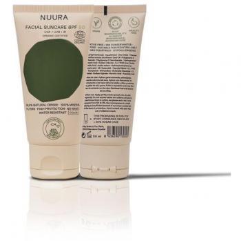 Nuura Crema Solar Facial con Color SPF50+ Bio 50ml