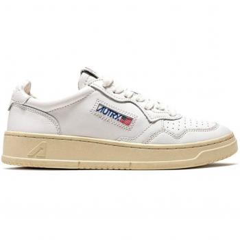 Autry Men's Leather Medalist Sneakers in White | Size 40 | AULMLL15