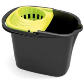 Cubo fregona con escurridor rectangular 16 litros