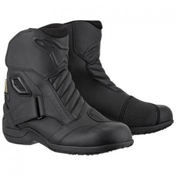 Alpinestars Botas de moto New Land Goretex, color negro, talla 45
