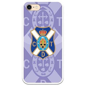 Funda Oficial CD Tenerife Doble Escudo para iPhone 7 - TPU Mate Original