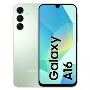 Smartphone Samsung Galaxy A16 4G - Pantalla de 6.7'', 128GB Almacenamiento, 4GB RAM, Cámara de 50MP, Color Verde d'eau