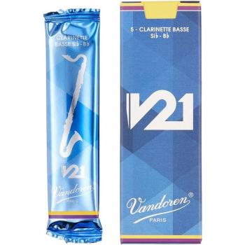 Vandoren V21 Bass Clarinet Reeds Strength 4 - Box of 5