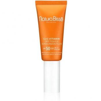 Natura Bissé C+C Dry Touch Sunscreen Fluid SPF 50 - 30ml, Antioxidant, Lightweight, Non-greasy, Water-resistant