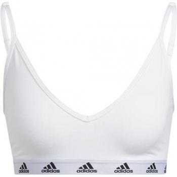 Sujetador deportivo de fitness Adidas Pureb LS mujer, color blanco, talla L/ DD