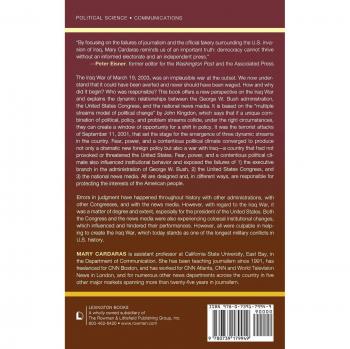 Fear, Power, and Politics: Analyzing the Dynamics of War in Iraq Post-9/11 - Mary Cardaras (Lexington Books)