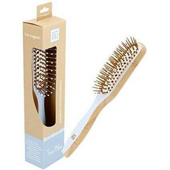 Ilū BambooM! True Blue Detangling Slim Hairbrush
