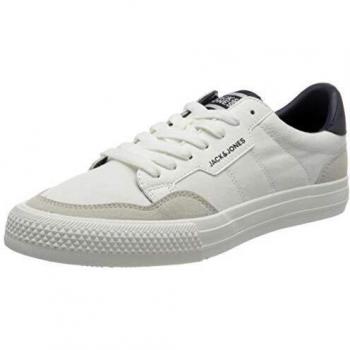 Jack & Jones Morden White/Navy Sneakers for Men - Size 45