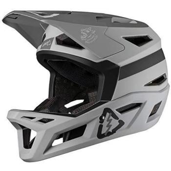 Leatt 1019302592 - Casco de Bicicleta de montaña Unisex, Color Gris Acero, Talla L