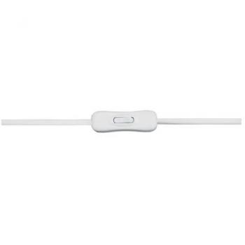 Interruptor pasante con cable 2 m. 2A/250V Color Blanco Electro DH 11.576/B
