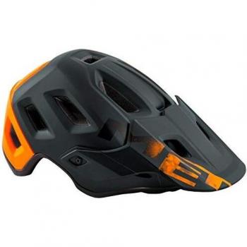 MET Casco Roam M(56-58), Adultos Unisex, Multicolor (Negro Naranja)