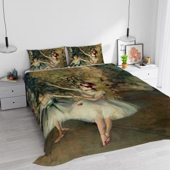 Juego de cama Sogni d'Autore, impresión digital, 100% algodón, doble, SD03