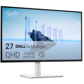 Monitor DELL 27 QHD IPS S2725DSM - 2560x1440, 144Hz, 1ms, Antirreflejo, Altavoces Integrados, Ajuste de Altura, HDMI/DP
