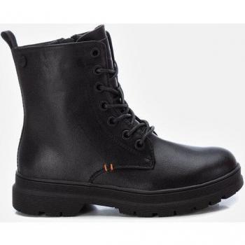 Botines Refresh 171134 para Niña en Color Negro con Cierre de Cremallera