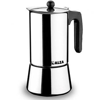 ALZA, S.L. Cafetera Exprés Acero INOX 12 Tazas, 00360012