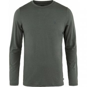 Fjallraven Men's Abisko Wool Long Sleeve Hiking Shirt - Gray, Large