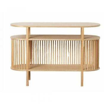 Aparador de Salón STICK de Madera de Pino Natural 120 X 40 X 80 Cm - Originalidad Garantizada