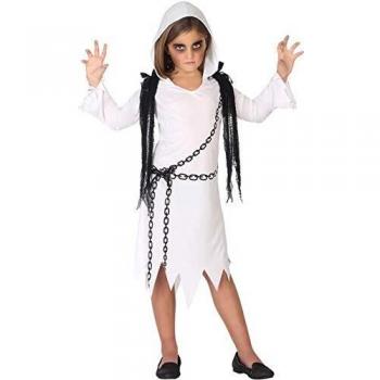 Disfraz Infantil de Fantasma con Cadenas Blanco para Halloween y Carnaval