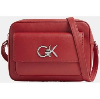 Calvin Klein Women's Crossbody Bag, Red, ONE SIZE, Adjustable Strap
