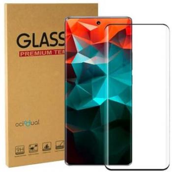 Protector de Pantalla Cristal Curvo 2.5D 9H para Honor Magic4 Pro, Vidrio Templado Premium Antigolpes y Antiarañazos con Pegamento en los Bordes