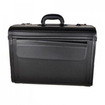 Maletín de Negocios D&N 51 cm, 36L, Negro, Elegante y Funcional, con Bolsillos Laterales y Espacio para Tarjetas
