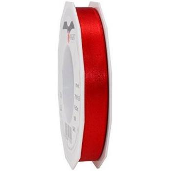 Prasent C.E, pattberg 15 mm 25 m de Cinta de Raso de Doble Cara, Rojo