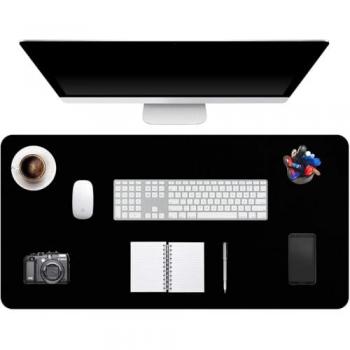 Alfombrilla de Escritorio Premium 120x60cm para Teclado y Ratón, Tapete Multifuncional de Oficina y Gaming