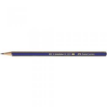 Faber Castell 112503 - Ecolápiz de grafito Goldfaber 1221, forma hexagonal, graduación 3B