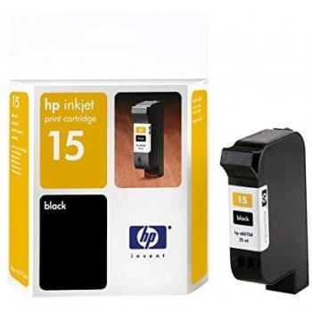 HP No. 15 C6615DE Black Inkject 25ml Printer Cartridge