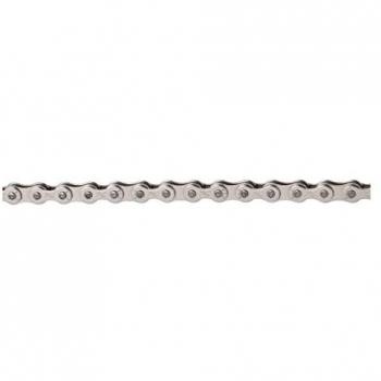 Cadena de bicicleta XLC CC-C12, 114 eslabones, 1/2x11/128, 11 velocidades, color plateado
