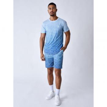 Project X Paris Two-Tone Gradient Swim Shorts - Ice Blue, Size L