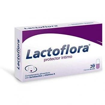 Lactoflora - Protector Íntimo - bienestar intimo de la mujer - 20 Cápsulas