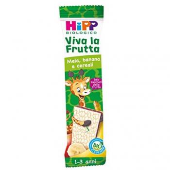 Barrita de Cereales Bio de Manzana y Banana 23g