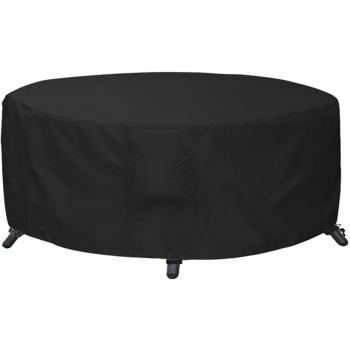 Awnic Funda Mesa Jardín Impermeable, Funda Protectora Muebles Exterior Impermeable Tela Oxford Resistente al Desgarro Ø190X71cm