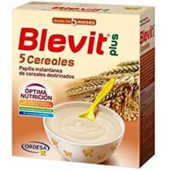 Blevit - Papilla 5 Cereales Blevit Plus 600 gr 5m+
