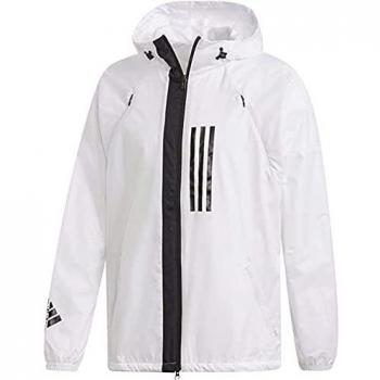 adidas M WND JKT FL Cortavientos, Hombre, Blanco, L