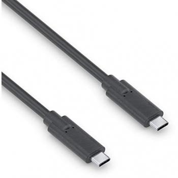 Cable USB-C a USB-C 3.1 Gen 1, transferencia de datos 5 Gbps, negro, 2,0 m