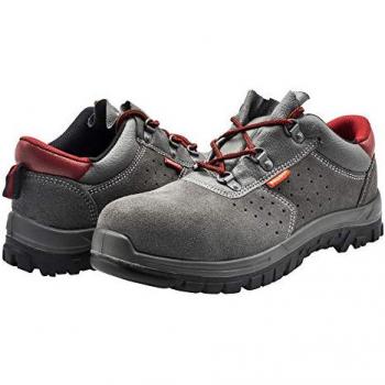Zapato de Seguridad Classic S1P Bellota 72305 - Serraje Transpirable, Punta y Plantilla de Acero, Cuello Acolchado, Talla 46