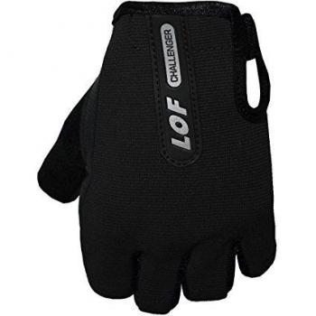Lof Challenger Guantes de Fitness, Hombre, Negro, S